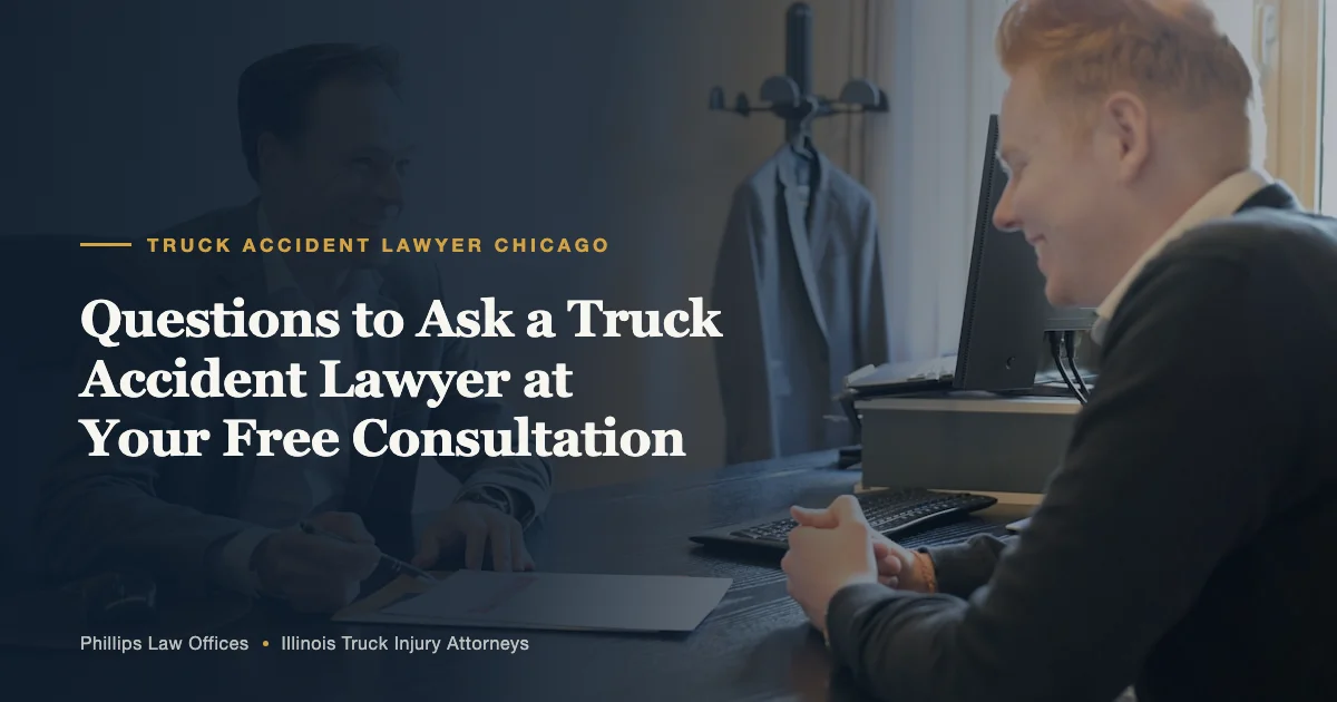 Questions to Ask a Truck Accident Lawyer at Your Free Consultation